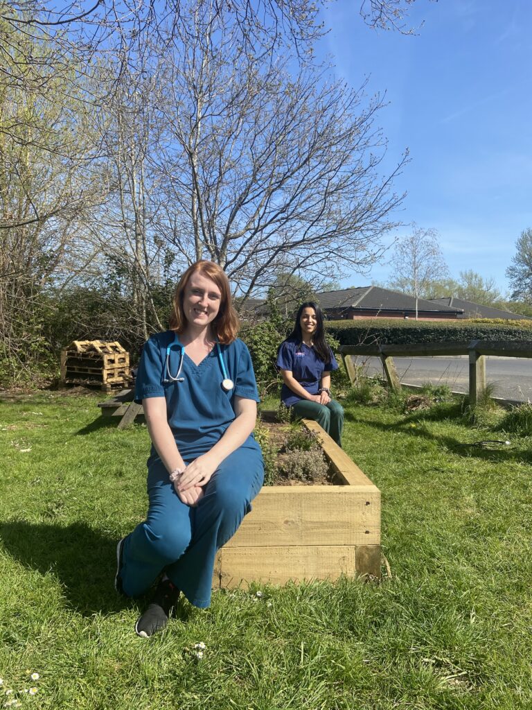 Insect Hotel at Eastcott Referral Hospital in Swindon
